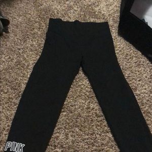 High waisted pink pants